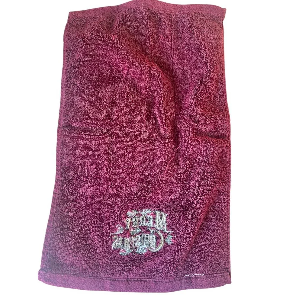 Set Of 3 Merry Christmas Hand Towels 11